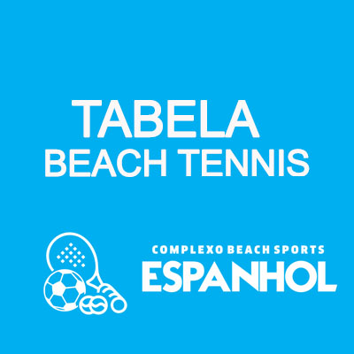 Tabela de Jogos do Beach Tennis