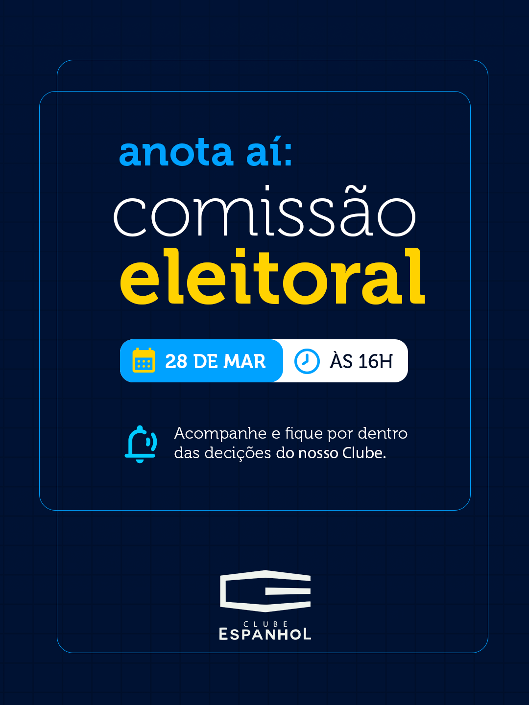 COMPONETES DA COMISSÃO ELEITORAL PARA ELEIÇÕES DO CONSELHO DELIBERATIVO E COMISSÃO FISCAL 28 MARÇO 2026